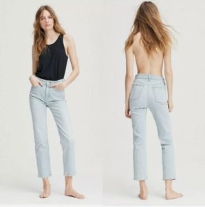 Rag & Bone Nina High-Rise Cigarette Jeans - Clean Edgeview NWT $225 Sz 26